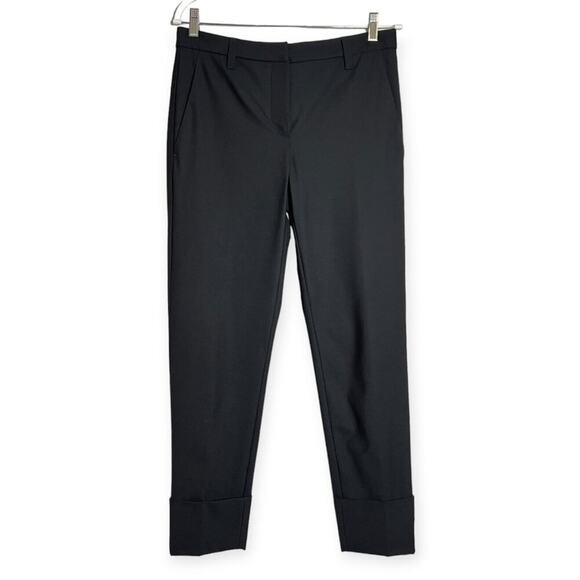 BRUNELLO CUCINELLI Stretch Wool Wide Monili Cuff Pant SIZE 6 WAIST 31 ITALY - Picture 1 of 12